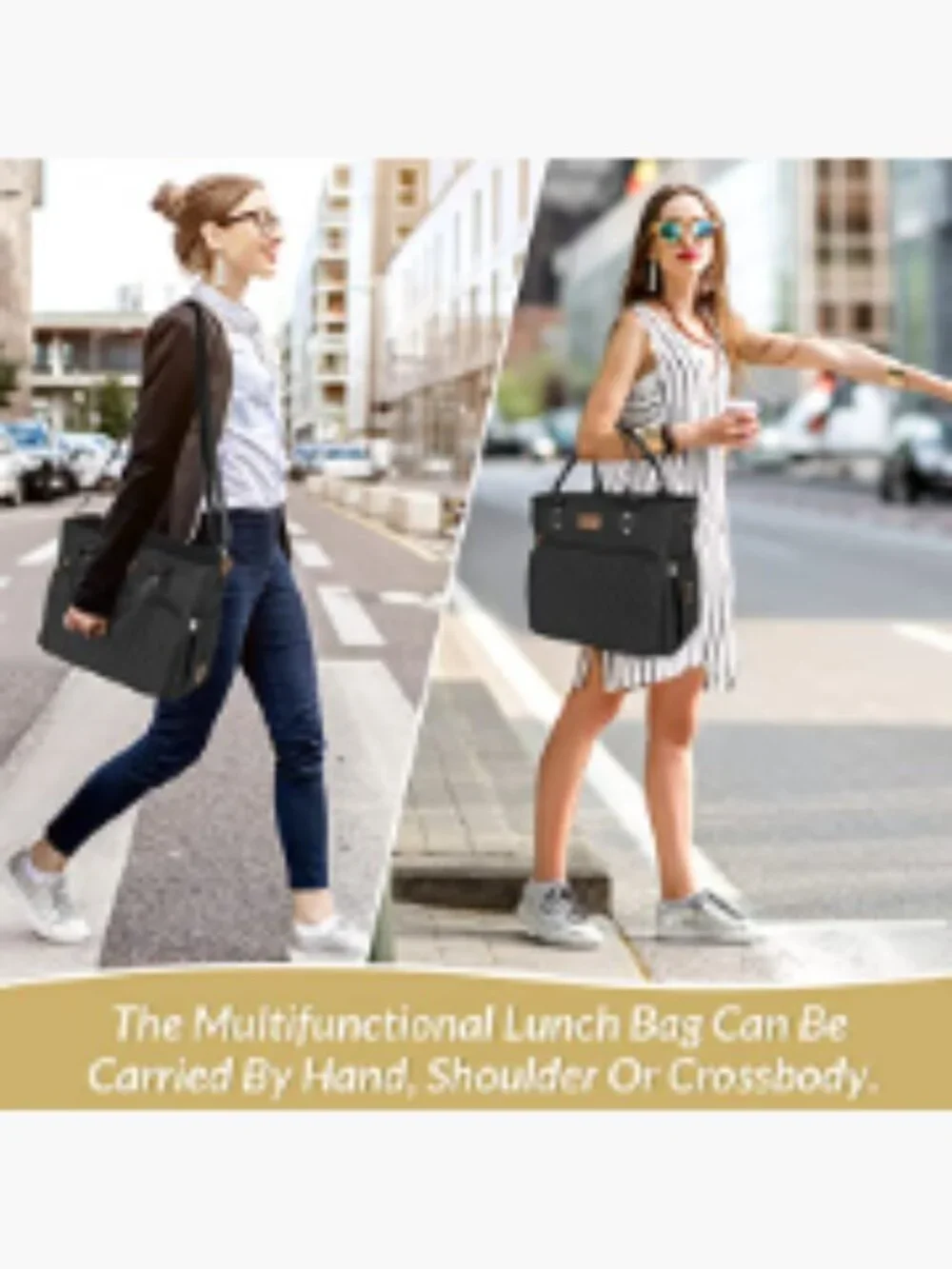 Insulated Lunch Bag for Women Leakproof Thermal Cooler Tote
